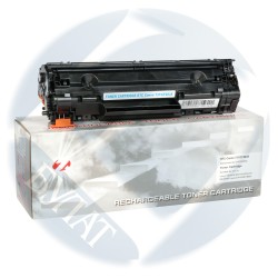 Тонер картридж 7Q 737, CF283X, CF283A для Canon MF211 и HP LJ M201 (Чёрный, 2400 стр.), универсальный